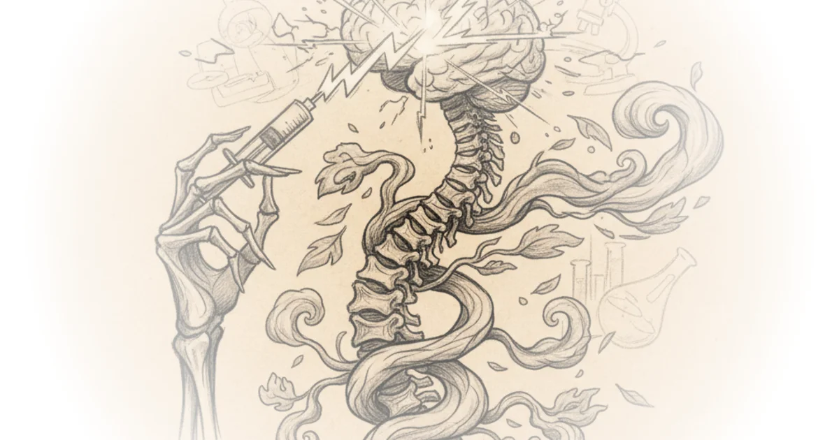 Injecting cocaine into your spine