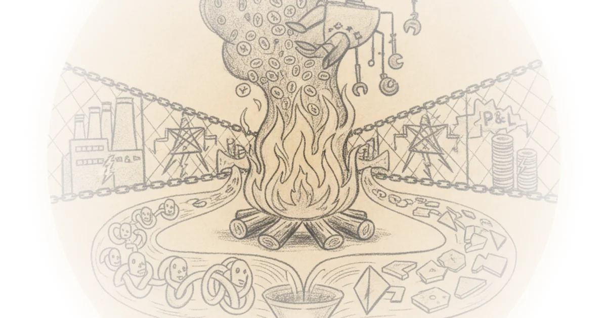 "Agentic AI" is a bonfire of the tokens while fab capacity, power grids, and P&Ls are the brakes:…