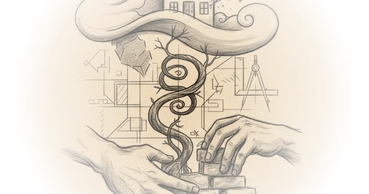 “I never decided to become an architect.”