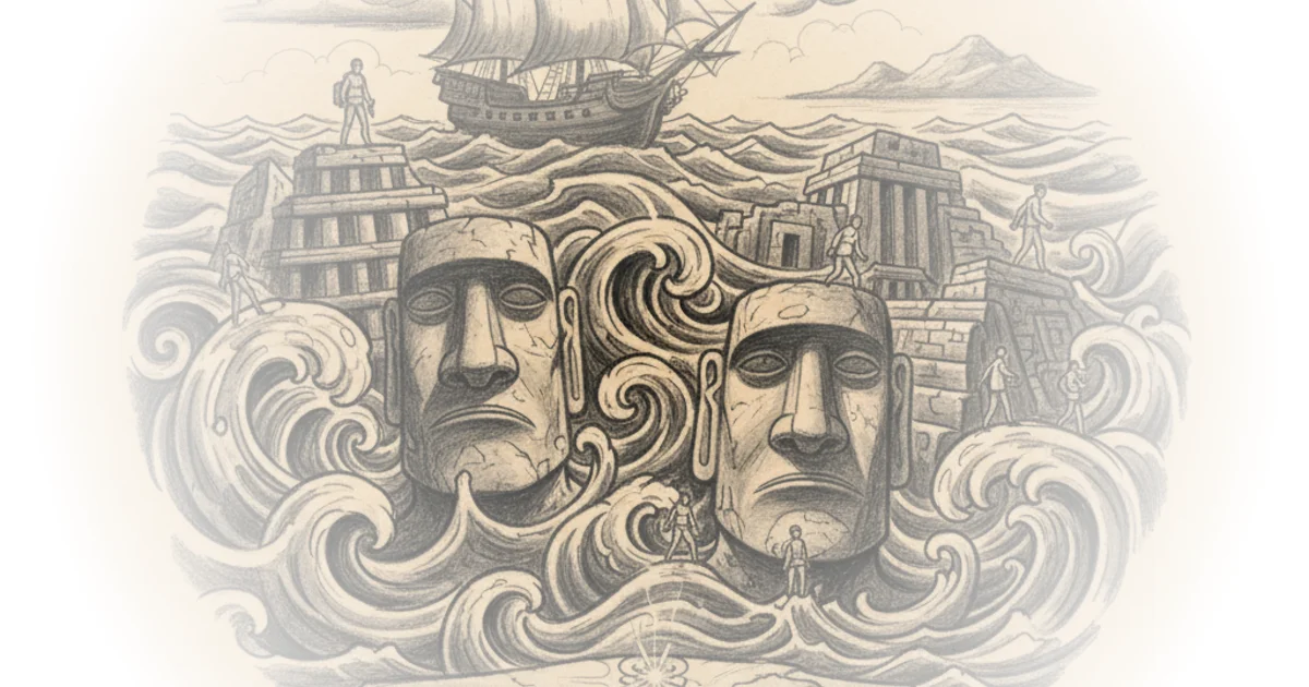 6. Easter island - where giants walked