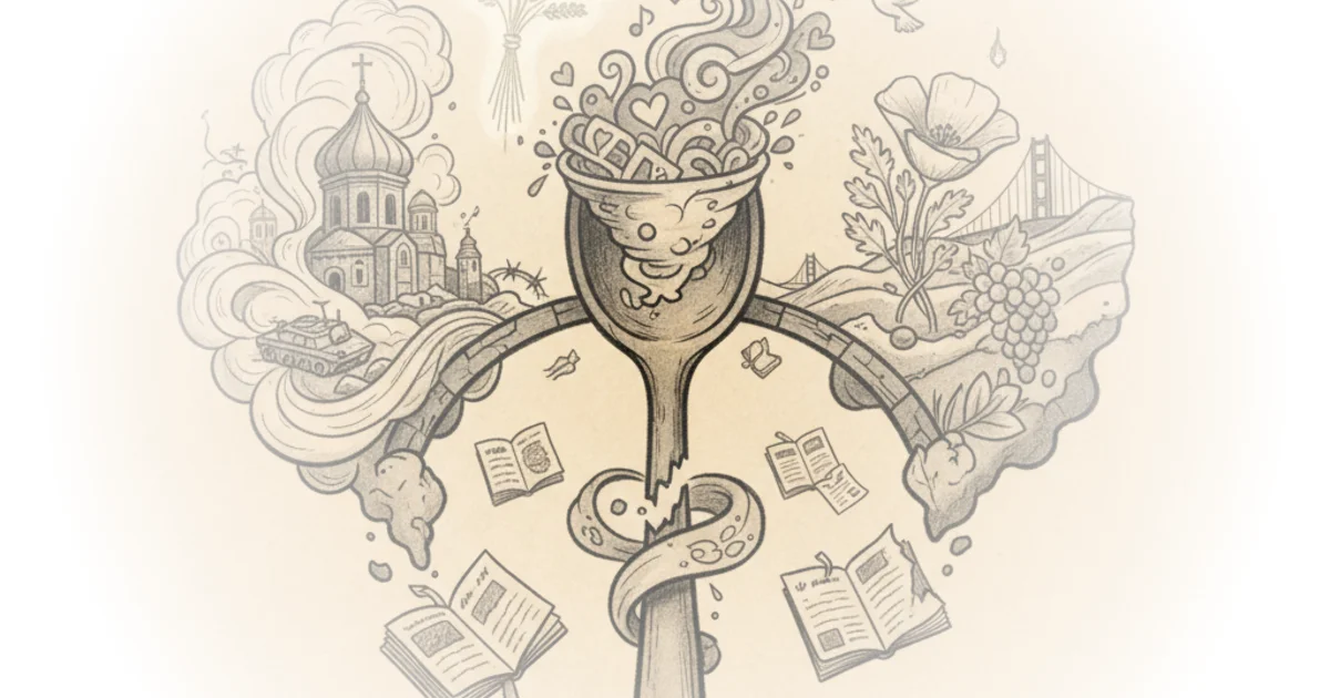 Reporting a cookbook from war-torn Ukraine