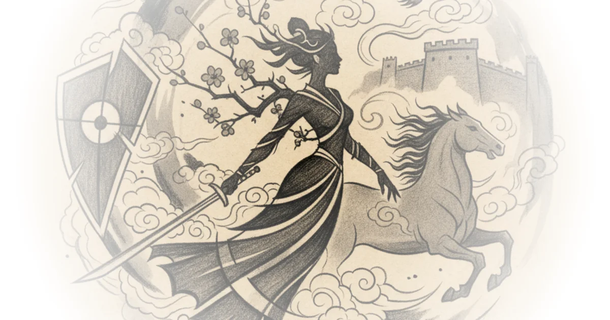 The character designs of 'mulan'
