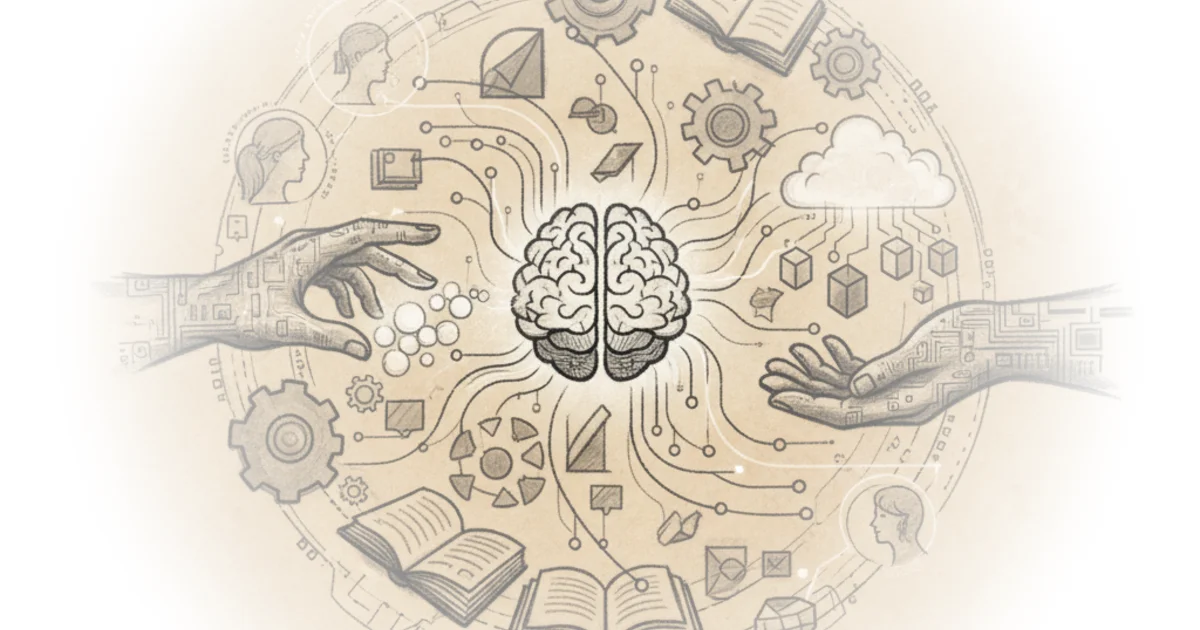 Collaborative learning with AI