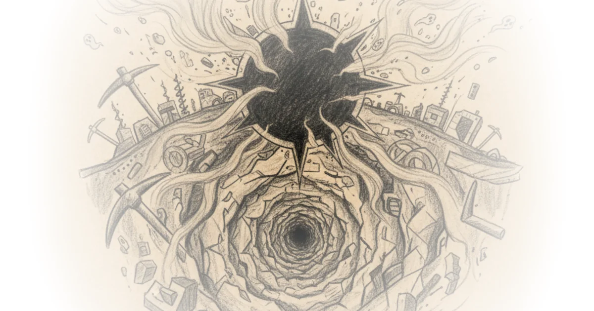 The absurd search for dark matter