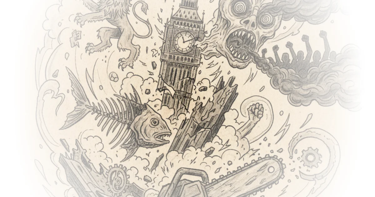 The united kingdom is a dystopian s*!thole!