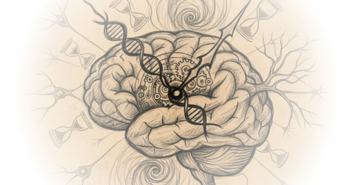 Time travel inside huntington's brain