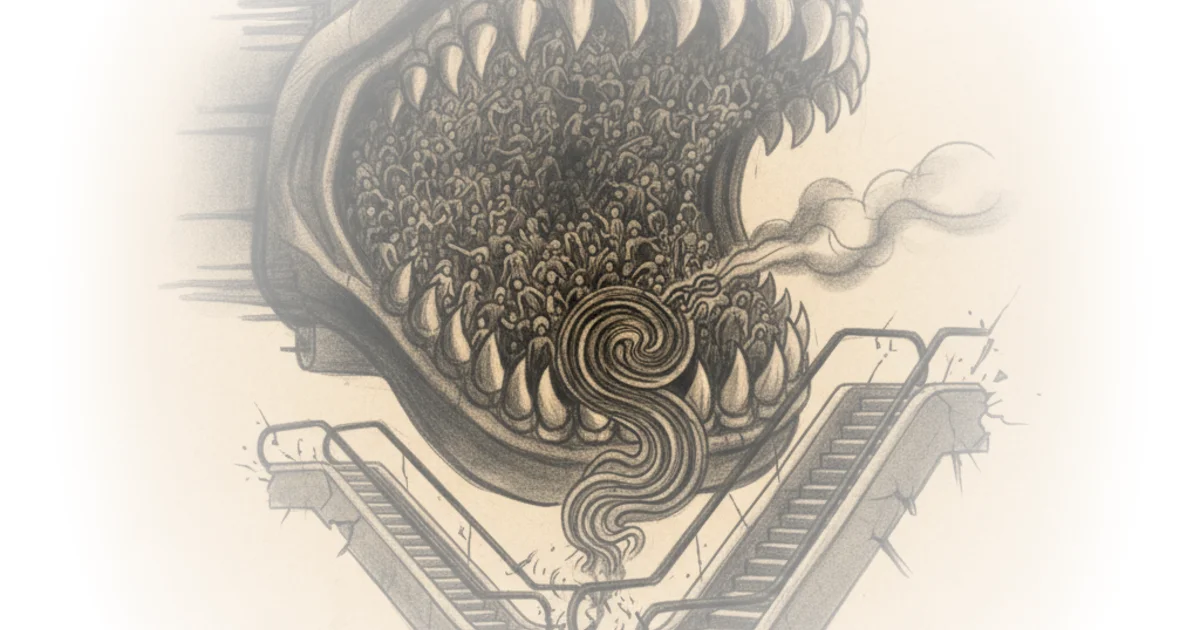 Why do escalator steps have teeth?