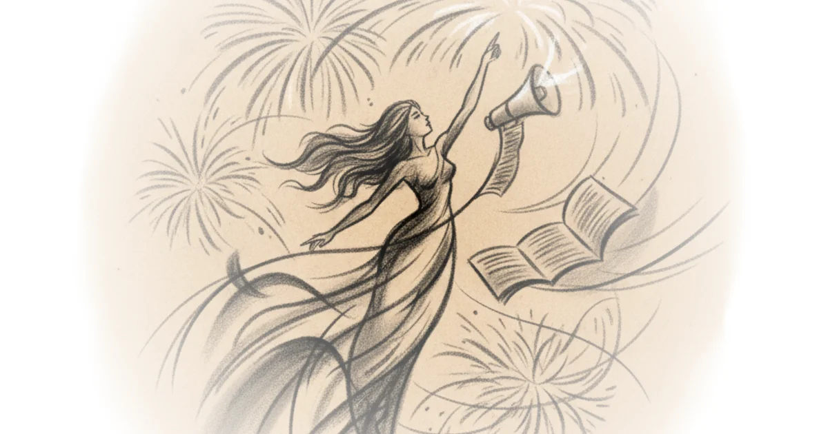 Astonishing christina, fireworks, and the news