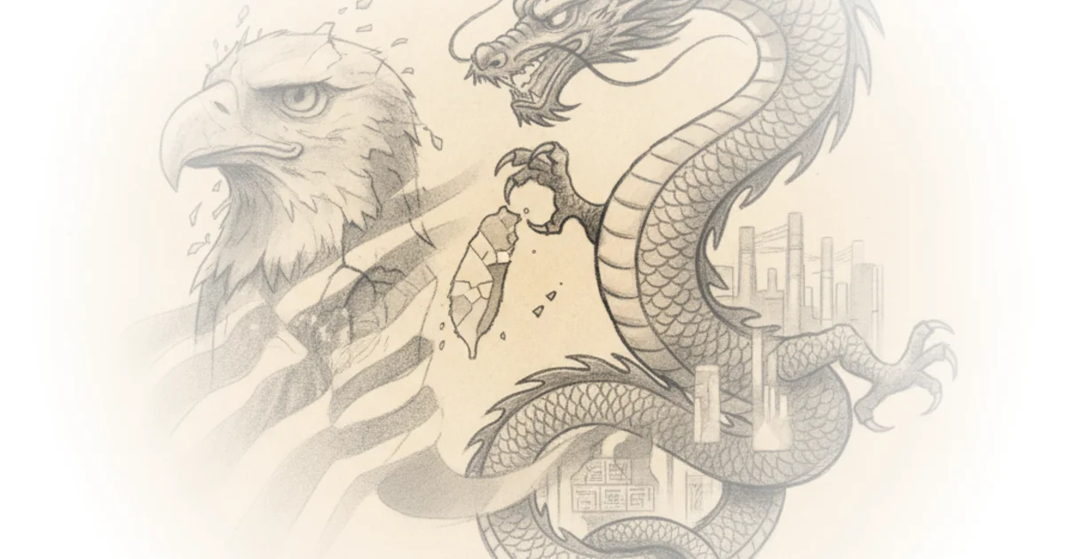 American decline, Chinese exposure