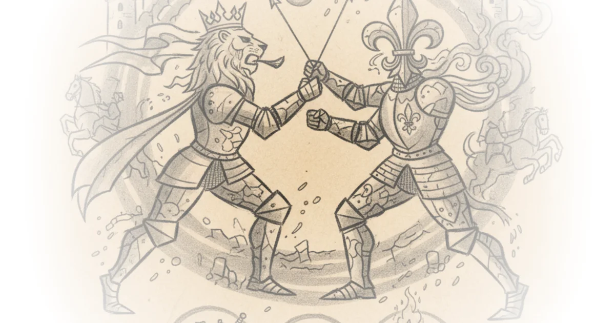 Hundred years' war - full story, every battle - animated medieval history