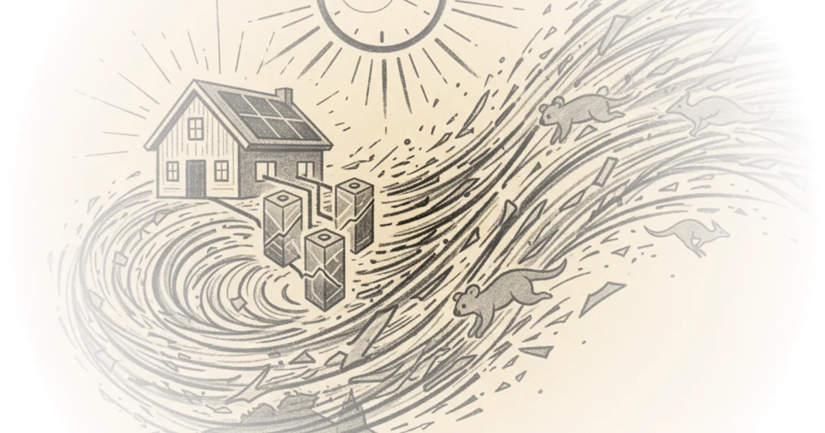 Australians installed 100,000 home batteries in 17 weeks. Why can't we all do that?