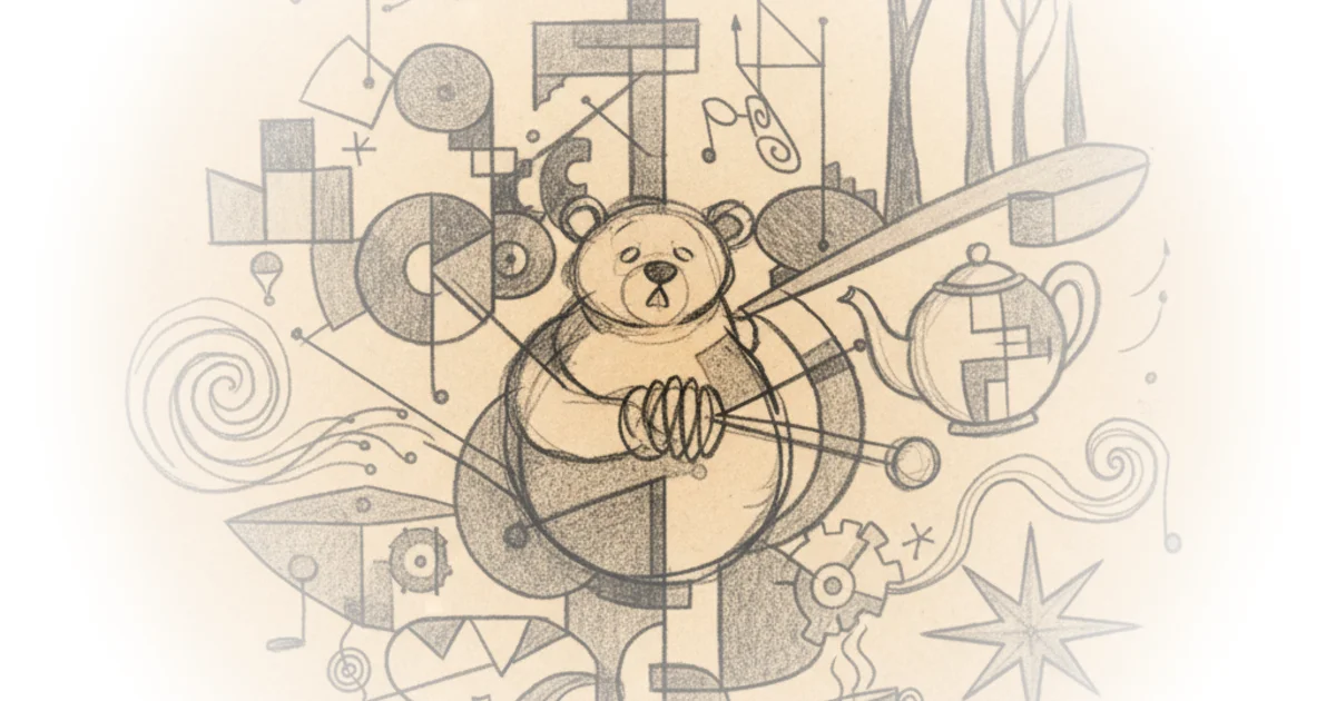 The absolutely different Winnie-the-Pooh