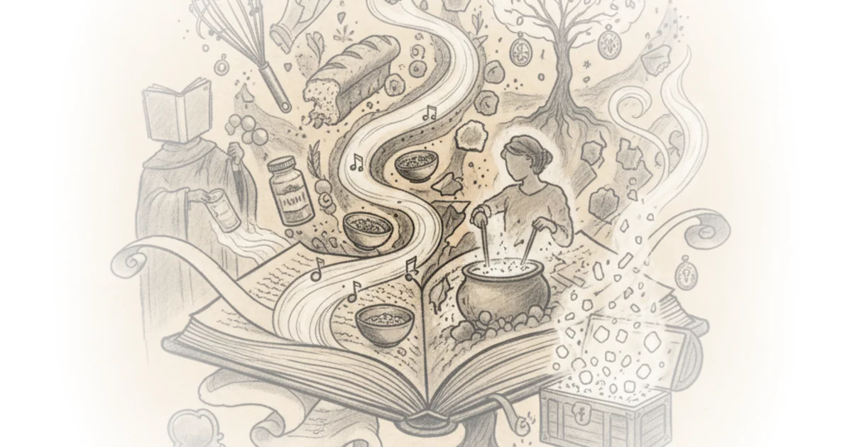 Recipes in memoirs and narrative nonfiction