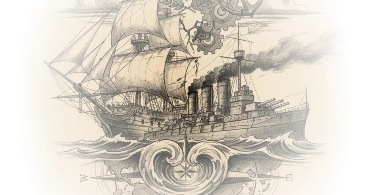 The naval race that started wwi