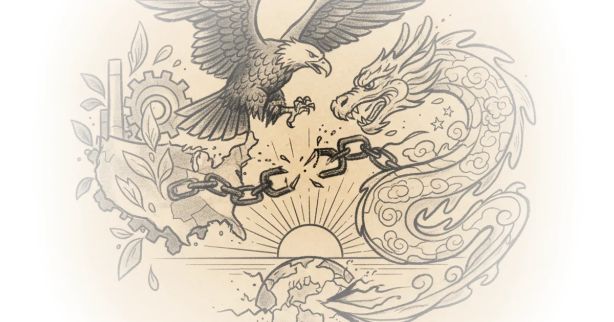 The administration actually started to decouple America from China