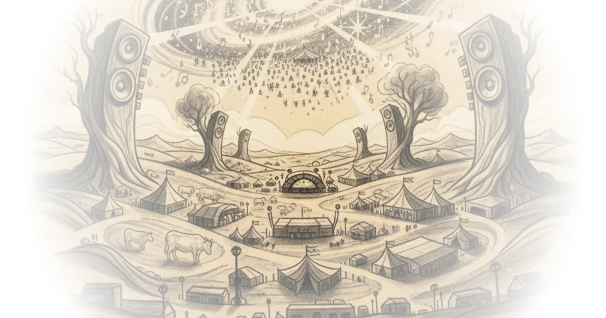 The logistics of music festivals