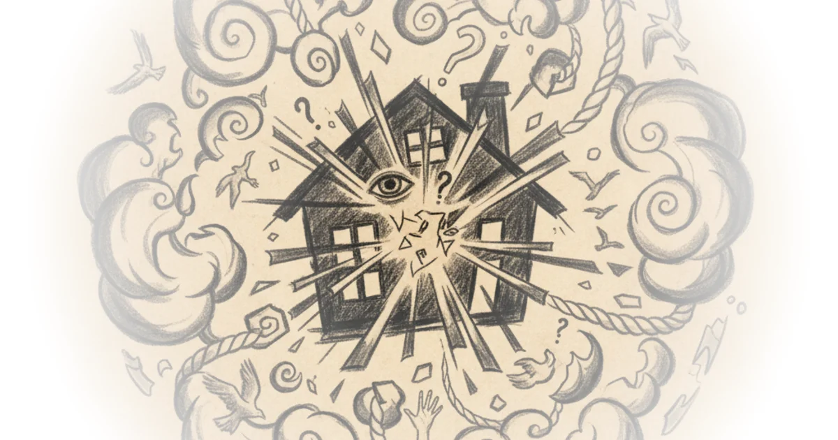 The police blew up the house!