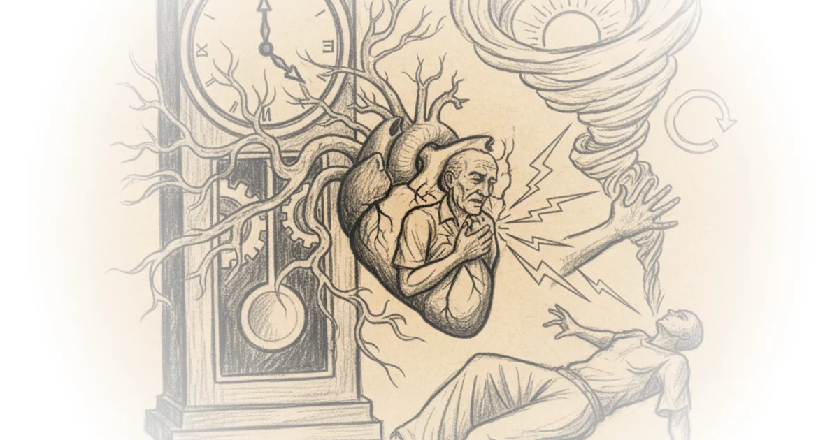 A grandpa set his clock forward 1 hour. This is what happened to his heart