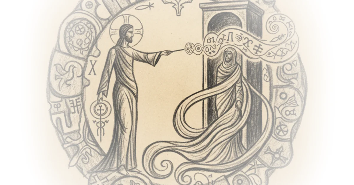 Why ancient Christian artists gave Jesus a "magic" wand