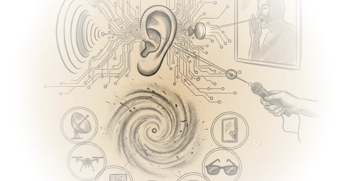 7 concerning levels of acoustic spying techniques